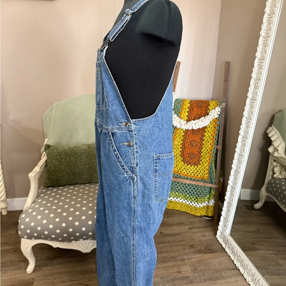 Y2K St. John’s Bay Denim Straight Leg Bib Overalls - Picture 15 of 15